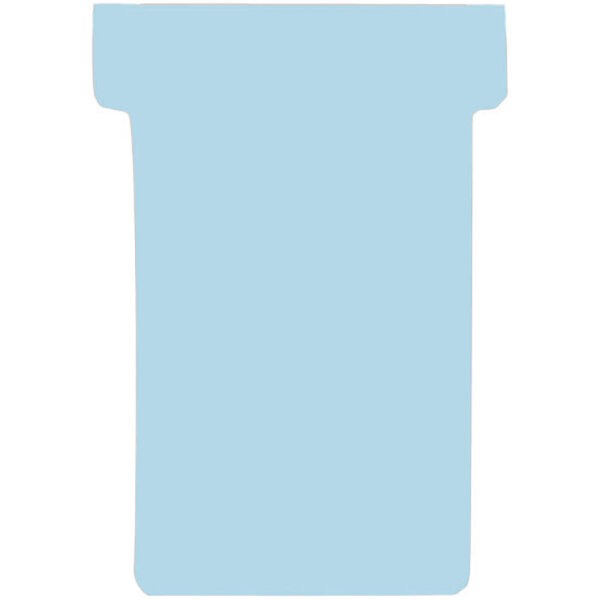 FRANKEN T-Karte 48 x 84 mm (B x H) 170g/m² 100 % Altpapier hellblau 100 St./Pack.