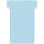 FRANKEN T-Karte 48 x 84 mm (B x H) 170g/m² 100 % Altpapier hellblau 100 St./Pack.