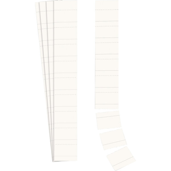 Ultradex Einsteckkarte Planrecord 7 x 3,2 cm (B x H) 190g/m² weiß 90 St./Pack.