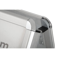 magnetoplan® Kundenstopper SP 63,9 x 88,6 x 125 cm (B x H x T) DIN A1 Aluminium silber