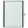 Nobo® Schaukasten Premium Plus Innenbereich 66,7 x 49,3 x 4,3 cm (B x H x T) 4 x DIN A4 mit Schloss Aluminium silber