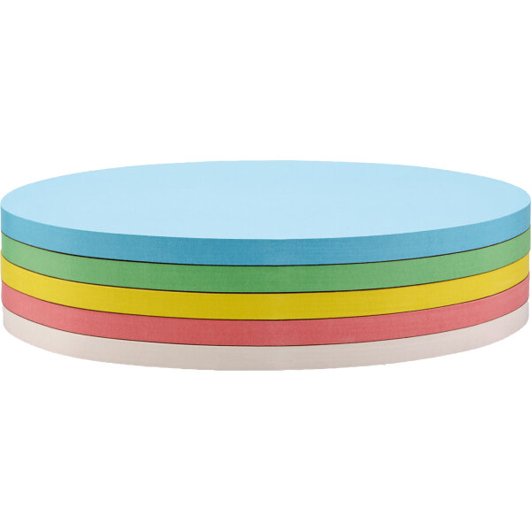 magnetoplan® Moderationskarte 19 x 11 cm (B x H) 130g/m² Offsetpapier farbig sortiert 250 St./Pack.