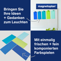 magnetoplan® Moderationskarte Sea 20 x 10 cm (B x H) 120g/m² Papier farbig sortiert 250 St./Pack.