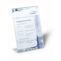 DURABLE Tischaufsteller 21 x 29 x 9 cm (B x H x T) DIN A4...