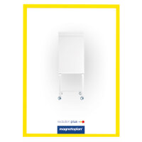 magnetoplan® Magnetrahmen magnetofix DIN A4 PVC gelb...