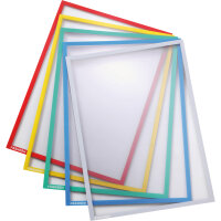 FRANKEN Dokumentenhalter DIN A4 Hartfolie 10 St./Pack.