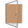 magnetoplan® Schaukasten SP Innenbereich 112 x 108,5 x 4 cm (B x H x T) 12 x DIN A4 mit Schloss Aluminium, eloxiert silber