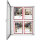 magnetoplan® Schaukasten SP Innenbereich 112 x 108,5 x 4 cm (B x H x T) 12 x DIN A4 mit Schloss Aluminium, eloxiert alu