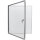 magnetoplan® Schaukasten SP Innenbereich 112 x 108,5 x 4 cm (B x H x T) 12 x DIN A4 mit Schloss Aluminium, eloxiert alu