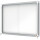 Nobo® Schaukasten Premium Plus Innenbereich 92,2 x 66,5 x 6,3 cm (B x H x T) 8 x DIN A4 mit Schloss Aluminium silber