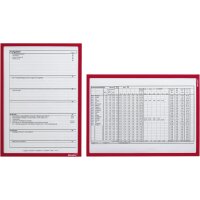 Ultradex Magnetrahmen DIN A4 PET rot 5 St./Pack.