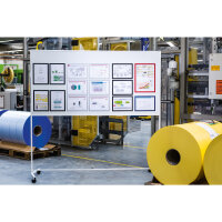 DURABLE Magnetrahmen DURAFRAME® MAGNETIC DIN A4 Polyethylen/Polypropylen dunkelblau 5 St./Pack.