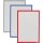 Ultradex Magnetrahmen DIN A3 PET rot 5 St./Pack.