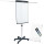 Legamaster Mobiles Flipchart SKETCH PRO star base mit Ablageschale Sternfuß mit 5 Rollen Stahl anthrazit