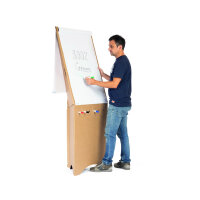 rocada Flipchart ECO 65 x 95 cm (B x H) 178cm braun