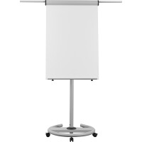 Bi-office Flipchart 70 x 100 cm (B x H) 190cm Stahl hellgrau