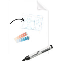 Legamaster Flipchartfolie Magic-Chart Clearboard 60 x 80...