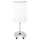 magnetoplan® Mobiles Flipchart de Luxe mit Ablageschale Rundfuß mit 5 Rollen Metall lichtgrau