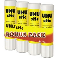 UHU® Klebestift stic nicht nachfüllbar 4 x 21...