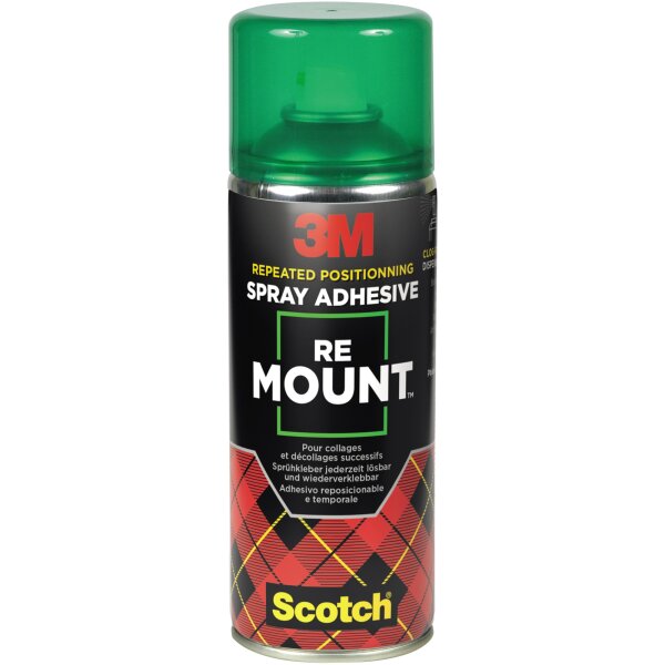 Scotch® Sprühkleber Re Mount™ mit Lösungsmittel wieder ablösbar 400ml