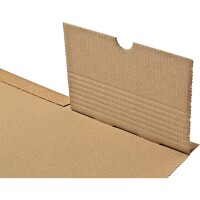 ColomPac® Versandkarton Innenmaße: 25 x -8,5 x 19 cm (B x H x T) Außenmaße: 30 x -10 x 21 cm (B x H x T) Wellpappe braun