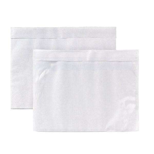 BONG Dokumententasche DIN C5 160 x 240 mm (B x H) Polyethylen transparent 500 St./Pack.