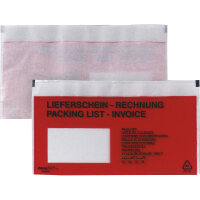 BONG Dokumententasche Lieferschein/Rechnung DIN lang 110...