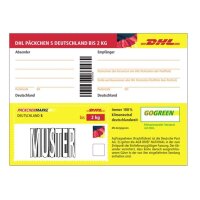 Paketmarke Deutschland S, max. Größe 35 x 25 x...