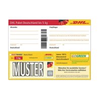 Paketmarke Deutschland max. Größe 120 x 60 x...