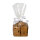 PAPSTAR Bodenbeutel 14,5 x 23,5 x 6 cm (B x H x T) Polypropylen transparent/gold 10 St./Pack.
