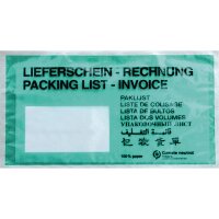Dokumententasche Lieferschein/Rechnung DIN lang 240 x 130...
