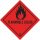 DR-Label Hinweisetikett Gefahrgutklasse 3 100 x 100 mm (B x H) Papier rot 500 Etik./Pack.