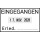 trodat® Datumstempel Classic 2910/C9 54 x 30 mm (B x H) EINGEGANGEN Monat in Buchstaben Metall/Kunststoff