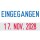 trodat® Datumstempel Printy™ 4850 23 x 12 mm (B x H) EINGEGANGEN 2 Druckzeilen blau/rot