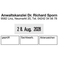 Datumstempel Professional® 4.0 5460 56 x 33 mm (B x...