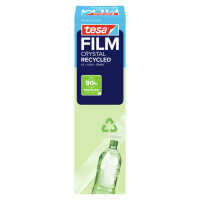 tesa® Klebefilm tesafilm® CRYSTAL RECYCLED 15 mm x 10 m (B x L) einseitig klebend ohne Lösungsmittel Acrylat transparent 10 St./Pack.