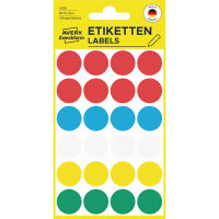 Avery Zweckform Markierungspunkt 18mm Papier farbig...