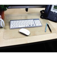Desktex Schreibunterlage 43 x 56 cm (B x H) ohne Kalender Vinyl transparent 4 St./Pack.