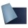 Exacompta Schreibunterlage Home Office 60 x 35 cm (B x H) ohne Kalender Polyurethan marineblau/himmelblau