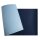 Exacompta Schreibunterlage Home Office 90 x 43 cm (B x H) ohne Kalender Polyurethan marineblau/himmelblau