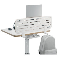 Leitz Organisationspaneel Pegboard Leitz Schreibtisch Ergo 800 x 270 x 103 mm (B x H x T) Klemme Kunststoff/MDF-Platte weiß