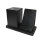 Deflecto® Tischorganizer 19,8 x 13,2 x 9,8 cm (B x H x T) inkl. Qi-Ladefunktion PU-Leder schwarz