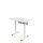 TOPSTAR Zubehör Schreibtisch Fußkappen TOPSTAR Kinderschreibtisch Sitness X UP Table 20 10109-SITX2 ABS Kunststoff orange 4 St./Pack.