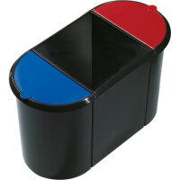 helit Papierkorb the triple 28 x 35 x 55,5 cm (B x H x T)...
