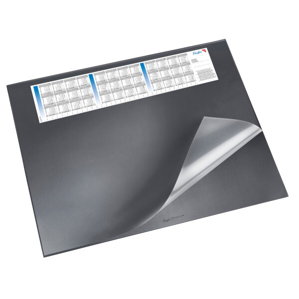 Läufer Schreibunterlage Synthos VSP 53 x 40 cm (B x H) mit Kalender 3 Jahre Kunststoff schwarz