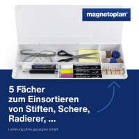 magnetoplan® Memoboard Desk-Organizer 42 x 5,6 x 18...