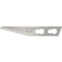MARTOR Ersatzklinge Skalpell Nr. 34 5,7 x 36,5 mm (B x L)...