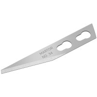 MARTOR Ersatzklinge Skalpell Nr. 34 5,7 x 36,5 mm (B x L)...