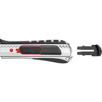 WEDO® Cutter Safety 2-in-1 18mm Carbonstahl schwarz/rot