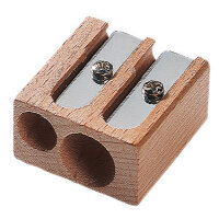 M+R Doppelspitzer 8,2 und 11,2mm Holz natur